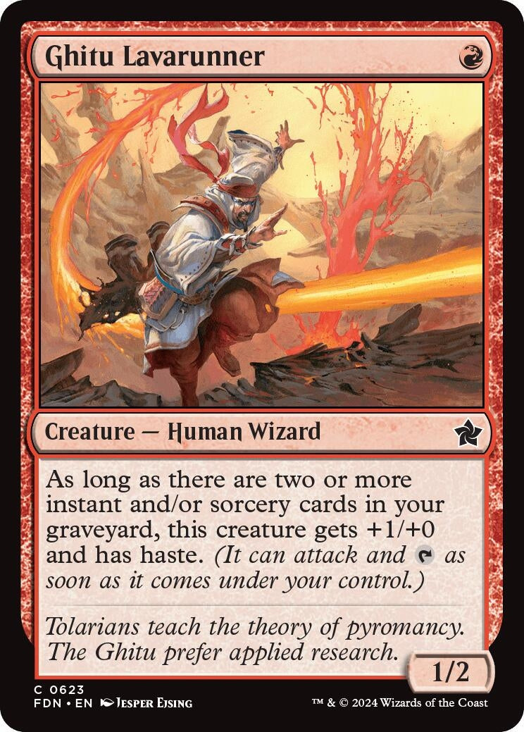 Image for Ghitu Lavarunner (623) [Foundations] - Magic: The Gathering