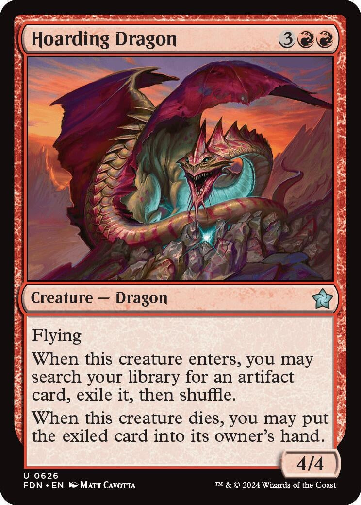 Image for Hoarding Dragon (626) [Foundations] - Magic: The Gathering