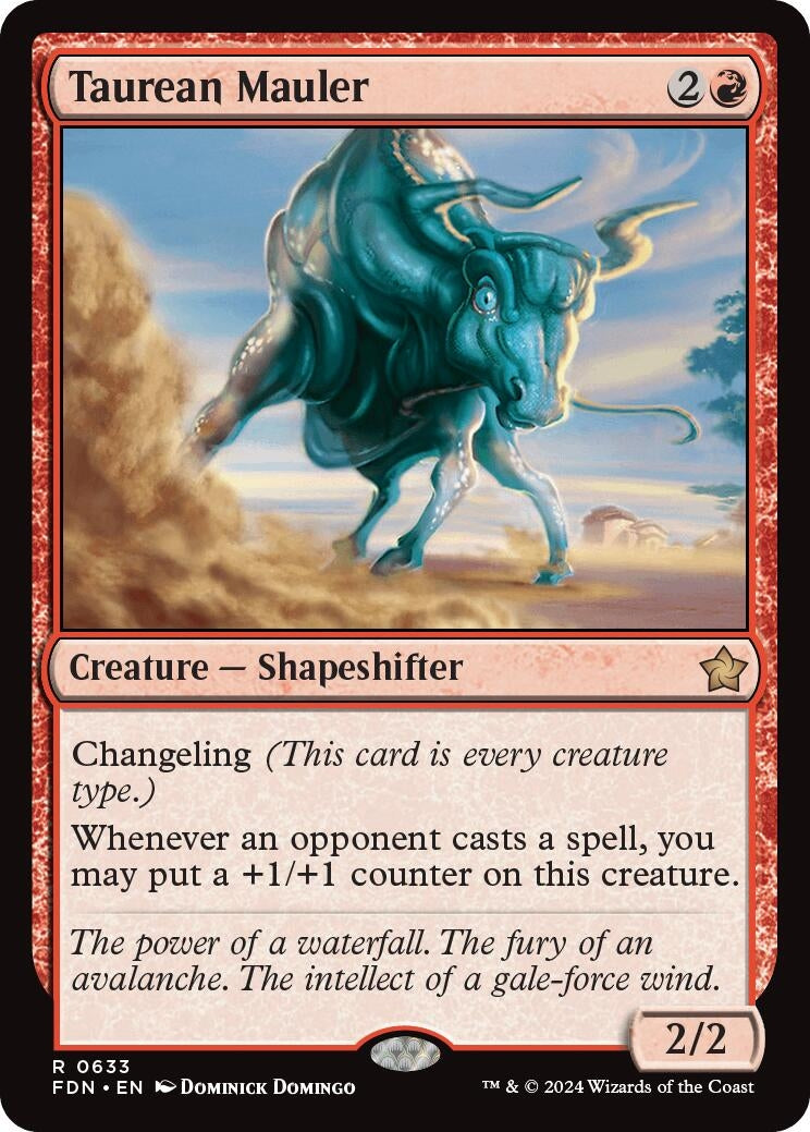 Image for Taurean Mauler (633) [Foundations] - Magic: The Gathering