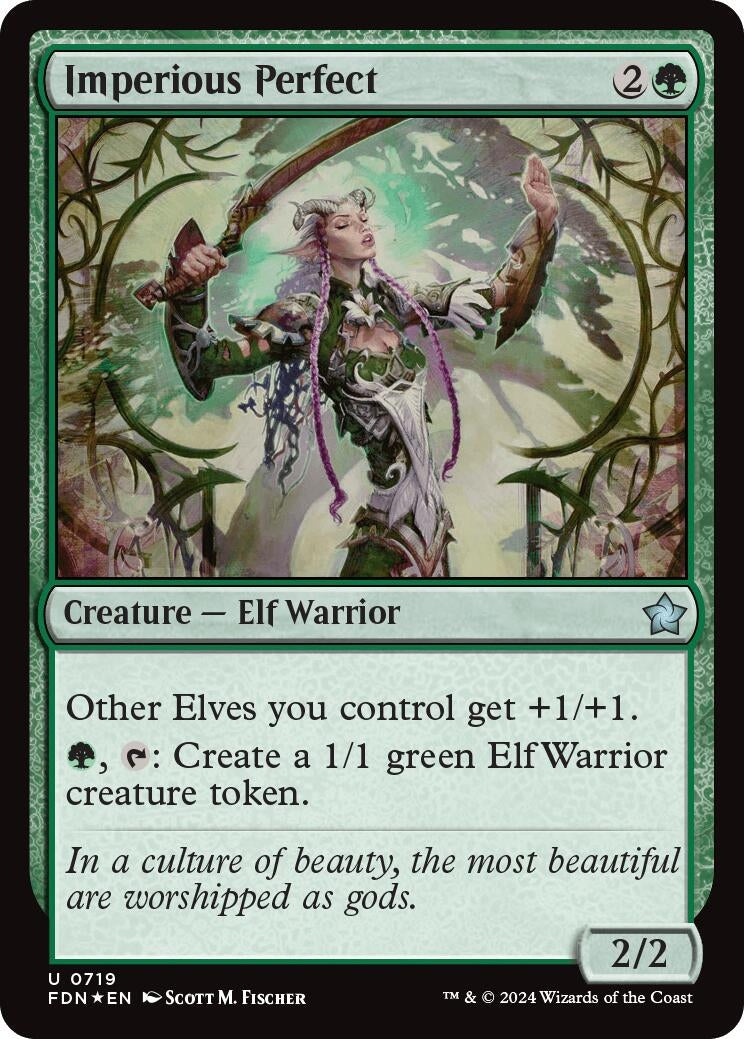 Image for Imperious Perfect (719) [Foundations] - Magic: The Gathering