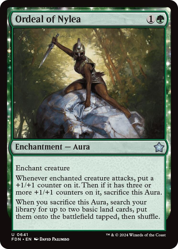Image for Ordeal of Nylea (641) [Foundations] - Magic: The Gathering