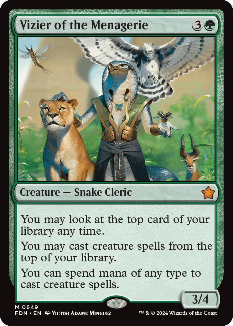 Image for Vizier of the Menagerie (649) [Foundations] - Magic: The Gathering