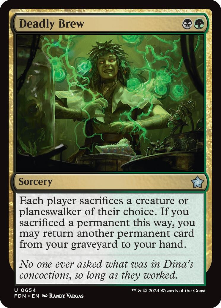 Image for Deadly Brew (654) [Foundations] - Magic: The Gathering