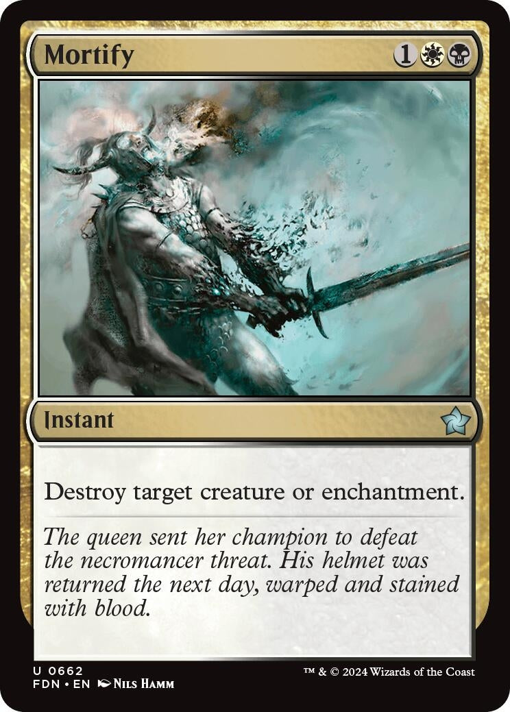 Image for Mortify (662) [Foundations] - Magic: The Gathering