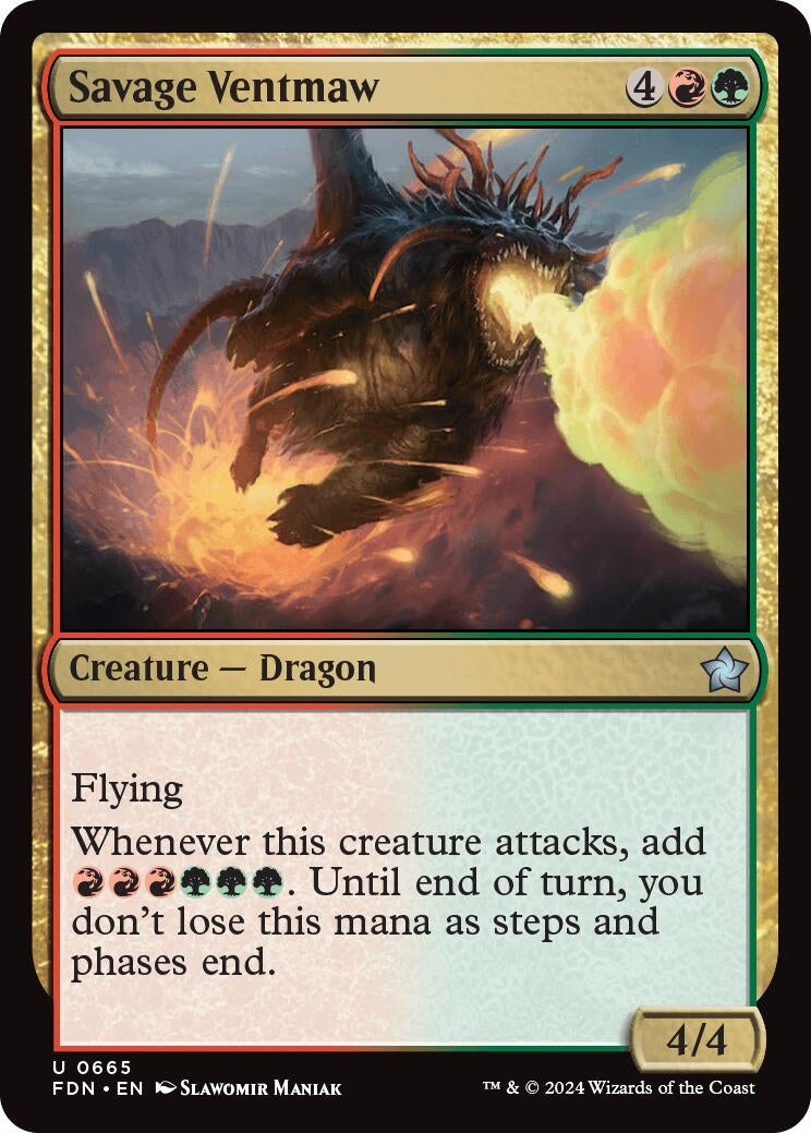 Savage Ventmaw (665) [Foundations]