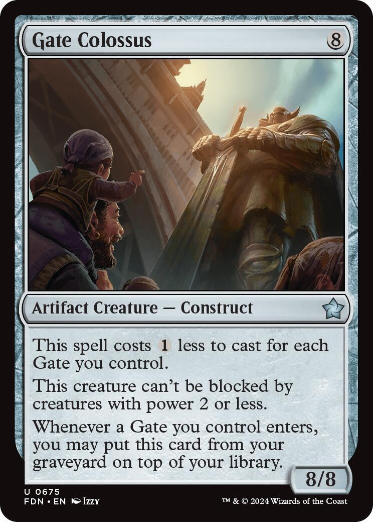 Image for Gate Colossus (675) [Foundations] - Magic: The Gathering