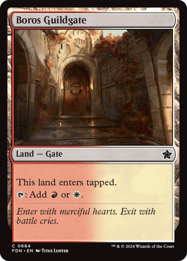 Image for Boros Guildgate (684) [Foundations] - Magic: The Gathering