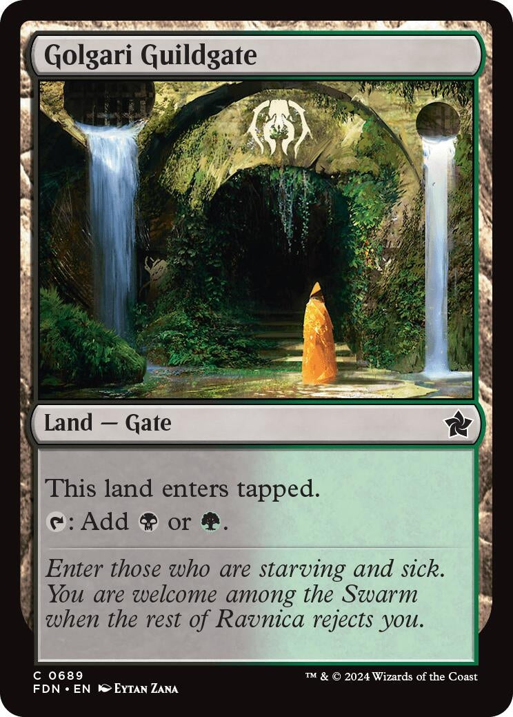 Image for Golgari Guildgate (689) [Foundations] - Magic: The Gathering
