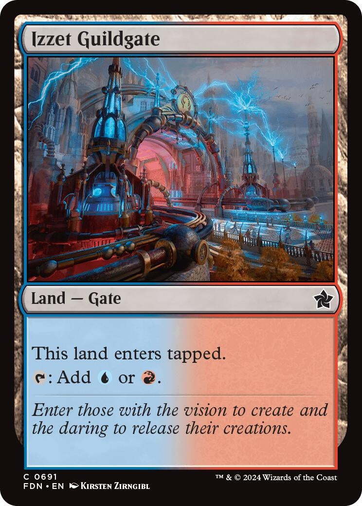 Image for Izzet Guildgate (691) [Foundations] - Magic: The Gathering