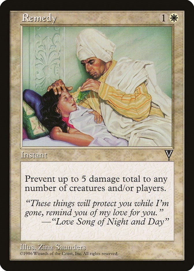 Image for Remedy [Visions] - Magic: The Gathering