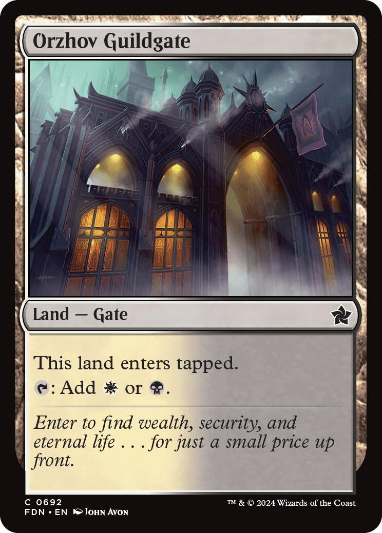 Image for Orzhov Guildgate (692) [Foundations] - Magic: The Gathering