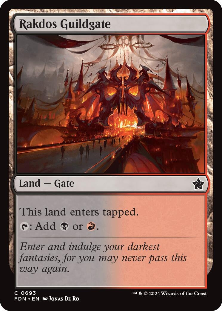 Image for Rakdos Guildgate (693) [Foundations] - Magic: The Gathering
