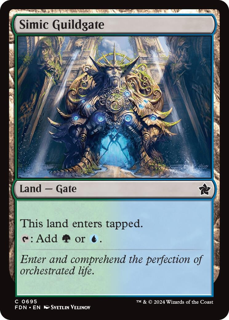 Image for Simic Guildgate (695) [Foundations] - Magic: The Gathering