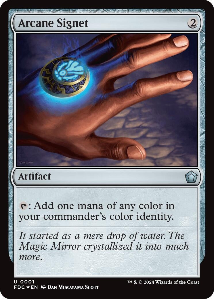 Image for Arcane Signet (1) [Foundations] - Magic: The Gathering