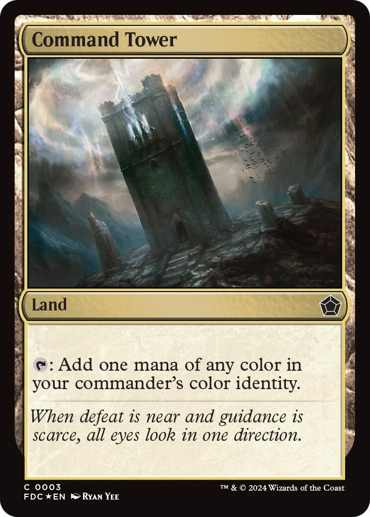 Image for Command Tower (3) [Foundations] - Magic: The Gathering