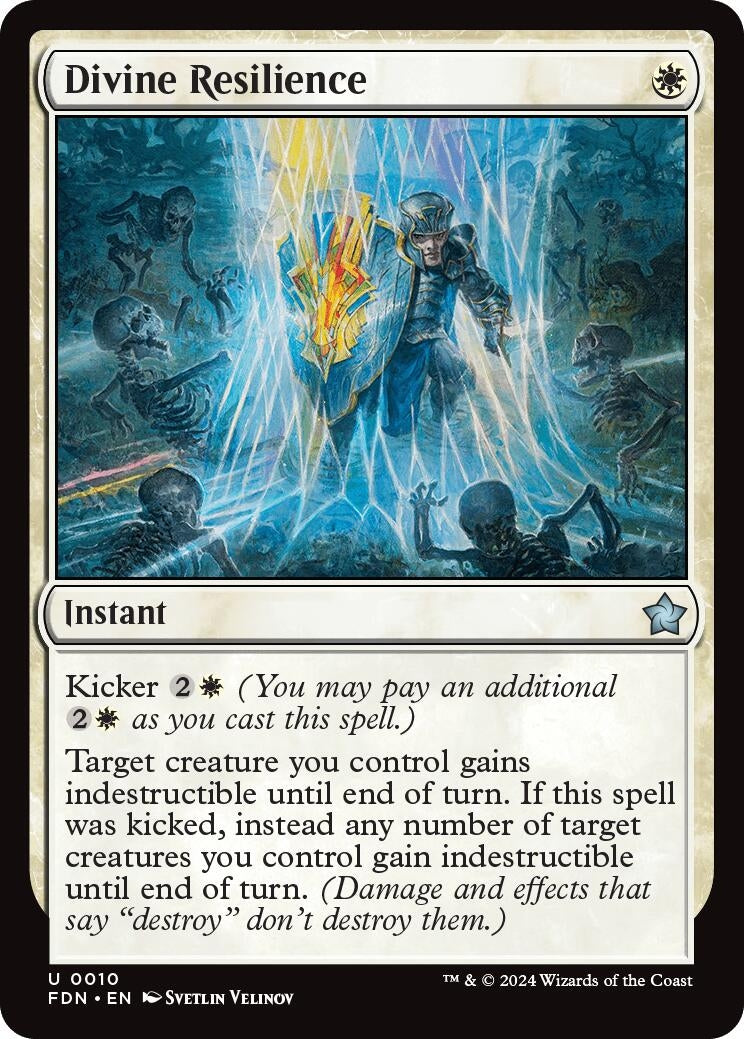 Image for Divine Resilience (10) [Foundations] - Magic: The Gathering
