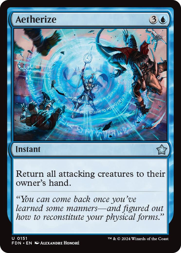 Image for Aetherize (151) [Foundations] - Magic: The Gathering
