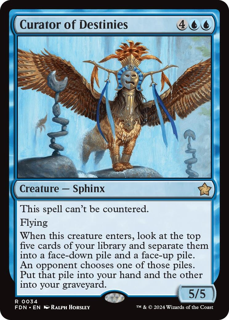 Image for Curator of Destinies (34) [Foundations] - Magic: The Gathering