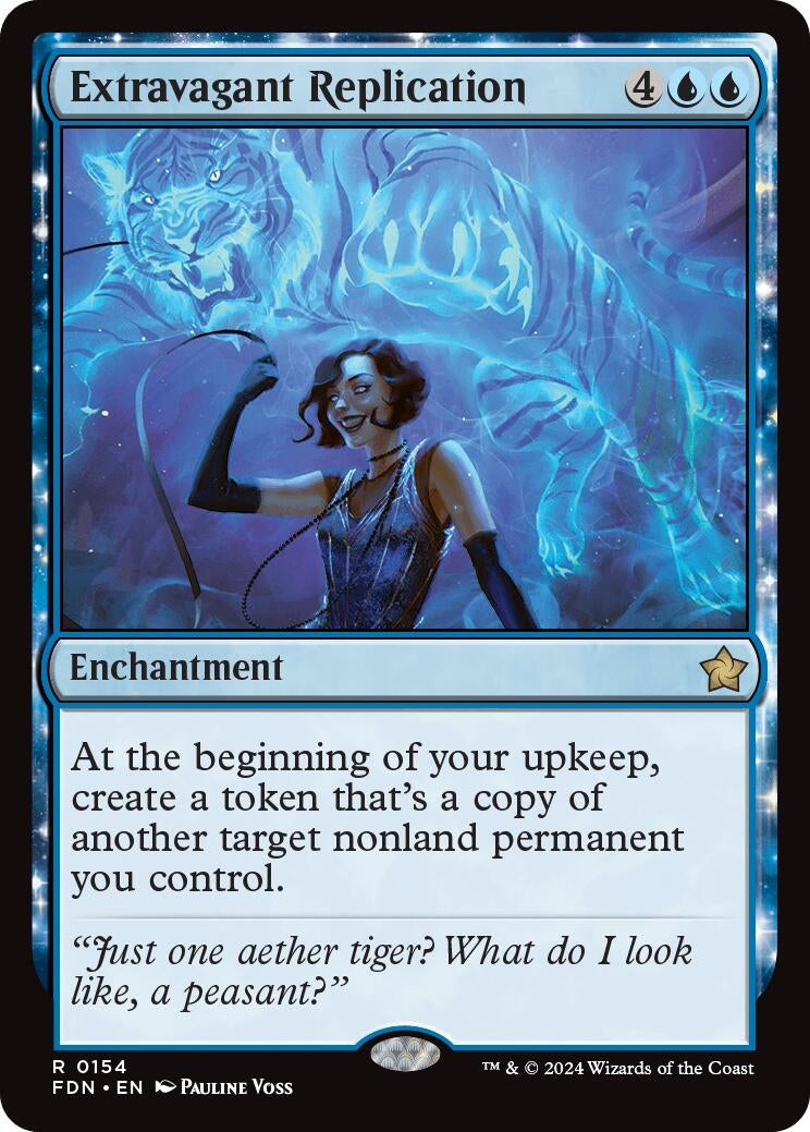 Image for Extravagant Replication (154) [Foundations] - Magic: The Gathering