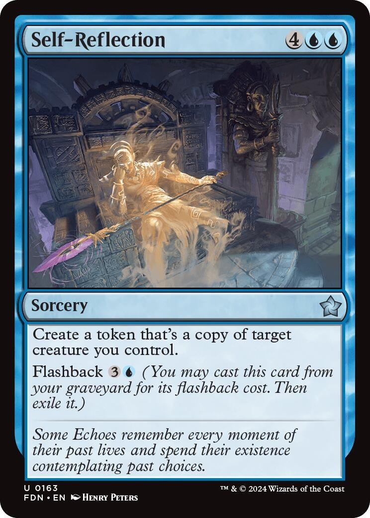 Image for Self-Reflection (163) [Foundations] - Magic: The Gathering
