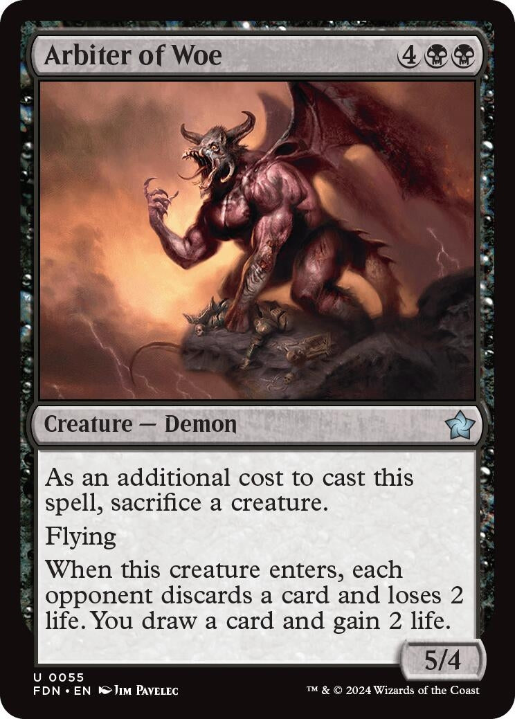 Image for Arbiter of Woe (55) [Foundations] - Magic: The Gathering