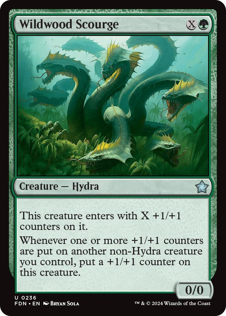 Image for Wildwood Scourge (236) [Foundations] - Magic: The Gathering