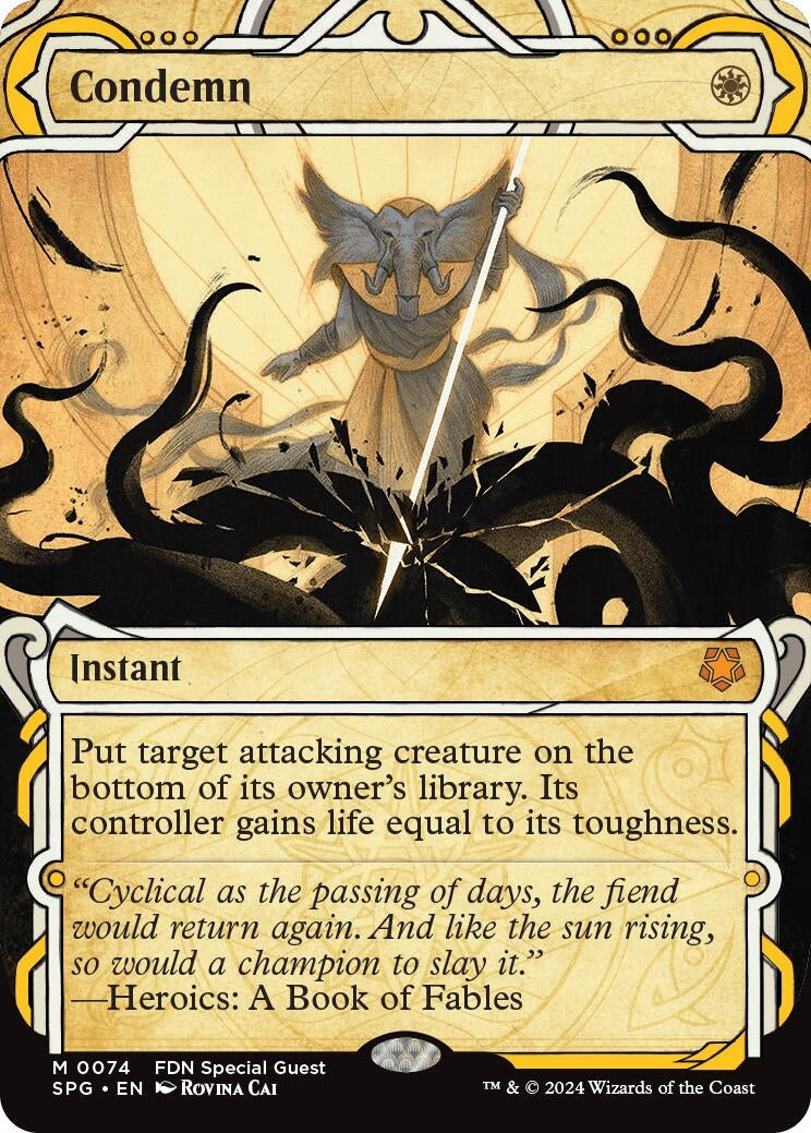 Image for Condemn (Showcase) (74) [Special Guests] - Magic: The Gathering