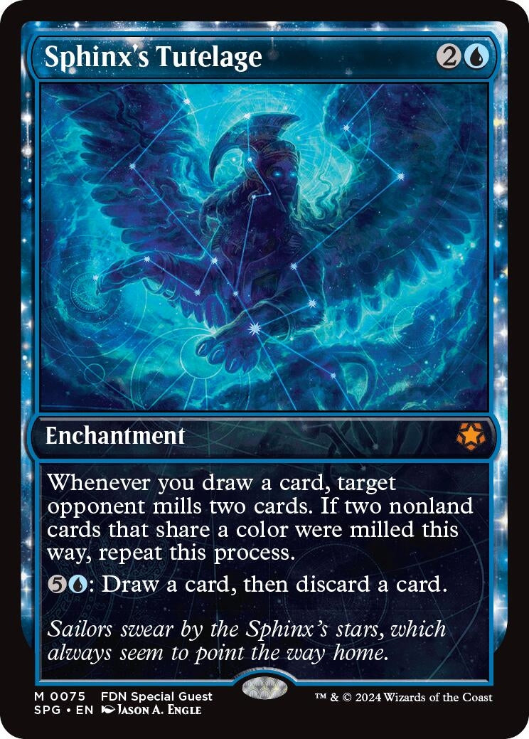 Image for Sphinx's Tutelage (Showcase) (75) [Special Guests] - Magic: The Gathering