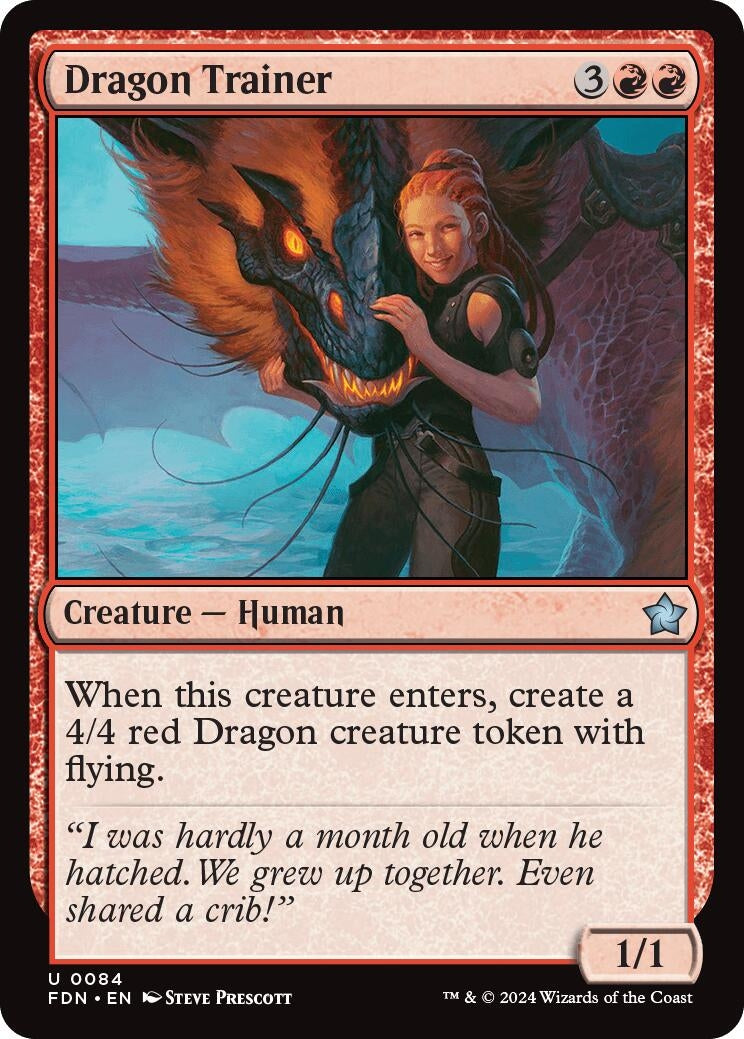 Image for Dragon Trainer (84) [Foundations] - Magic: The Gathering