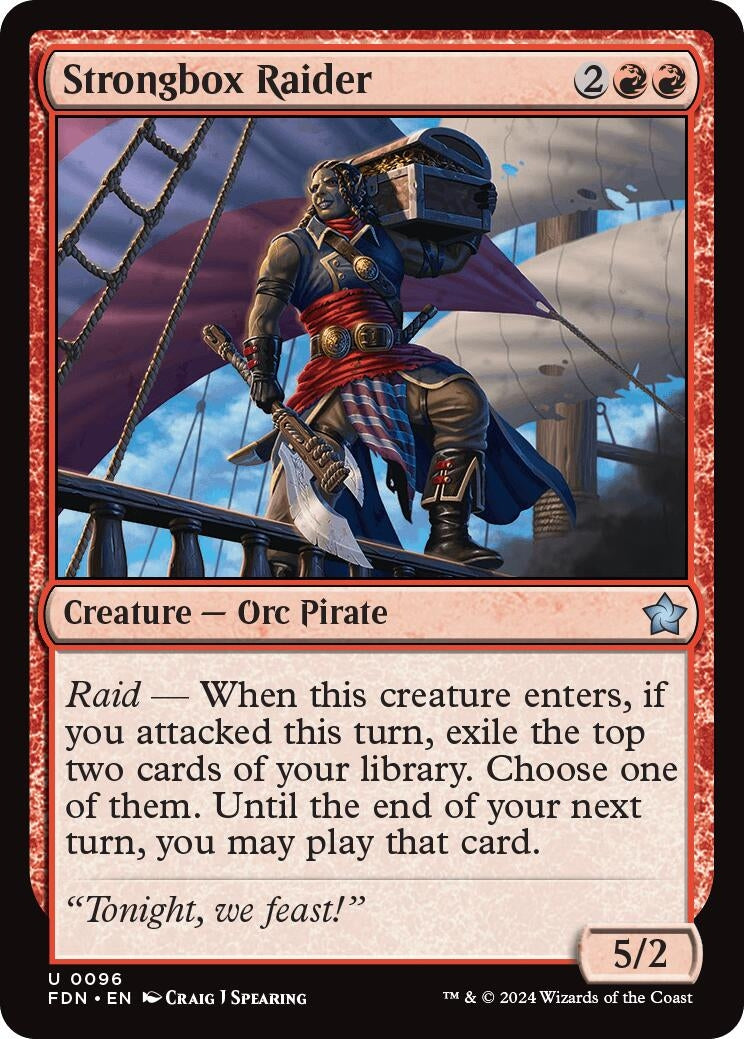 Image for Strongbox Raider (96) [Foundations] - Magic: The Gathering