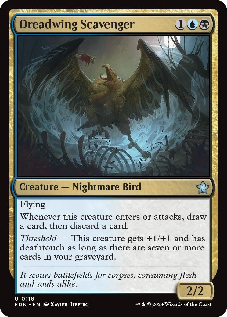 Image for Dreadwing Scavenger (118) [Foundations] - Magic: The Gathering