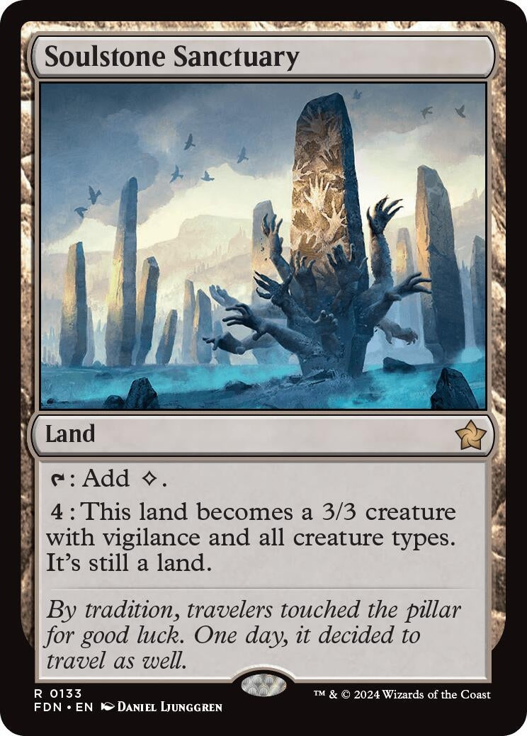 Image for Soulstone Sanctuary (133) [Foundations] - Magic: The Gathering