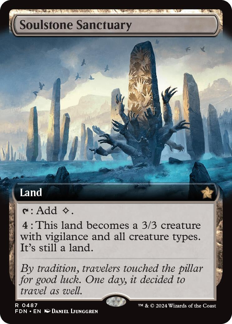 Image for Soulstone Sanctuary (Extended Art) (487) [Foundations] - Magic: The Gathering