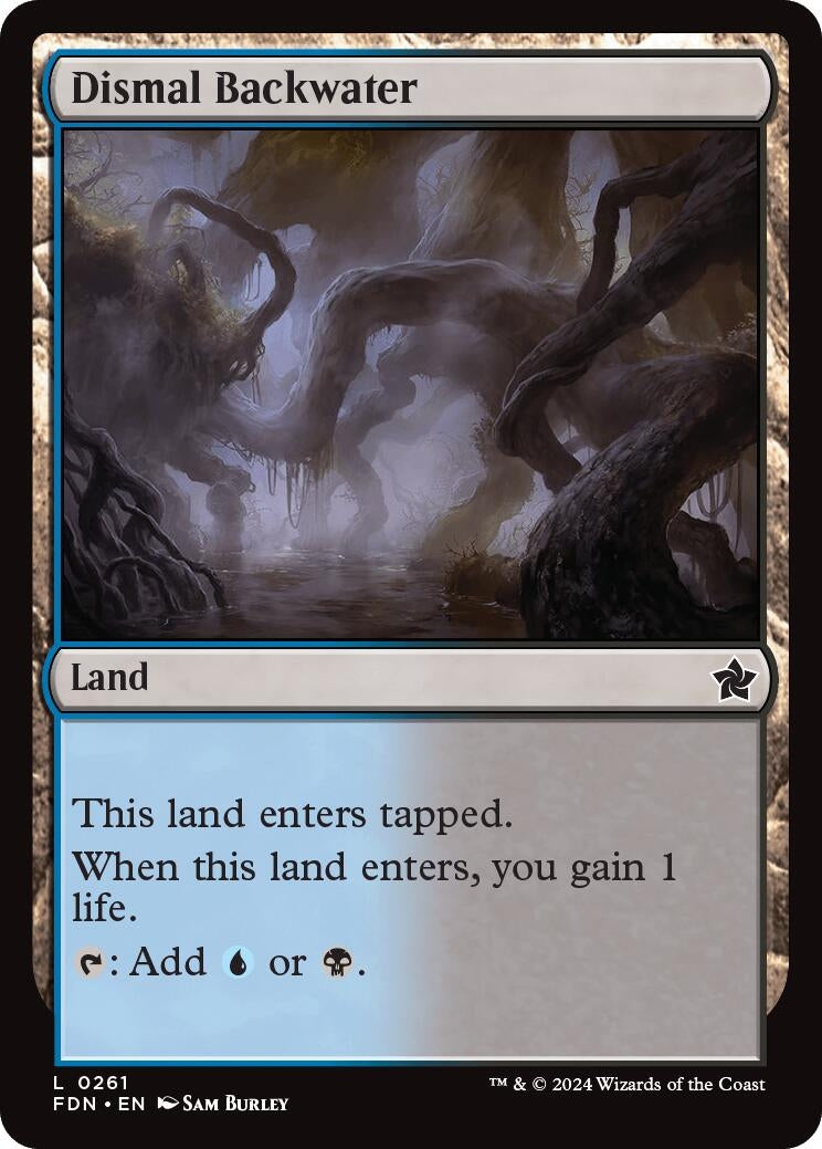 Image for Dismal Backwater (261) [Foundations] - Magic: The Gathering