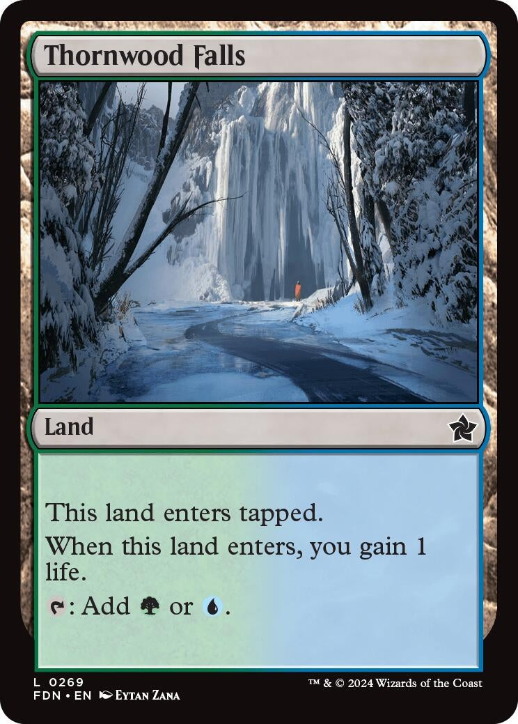 Image for Thornwood Falls (269) [Foundations] - Magic: The Gathering
