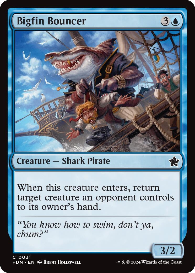 Image for Bigfin Bouncer (31) [Foundations] - Magic: The Gathering