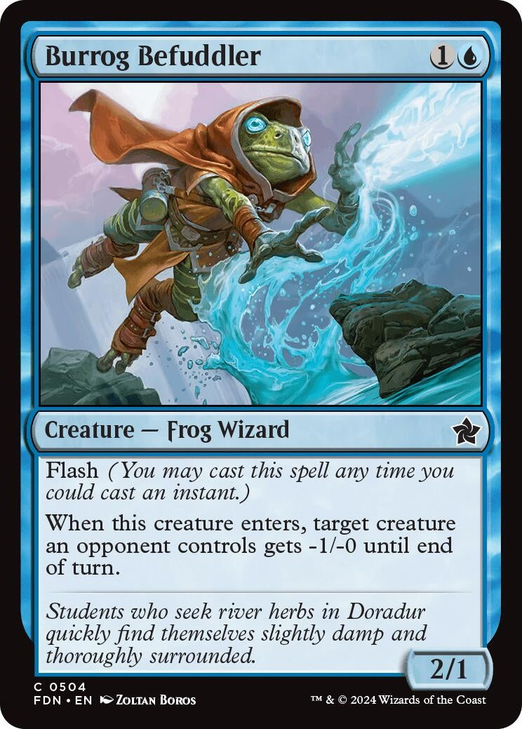 Image for Burrog Befuddler (504) [Foundations] - Magic: The Gathering