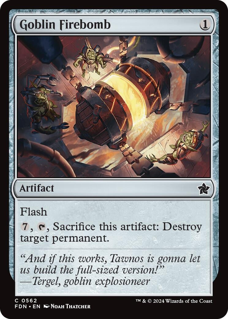 Image for Goblin Firebomb (562) [Foundations] - Magic: The Gathering