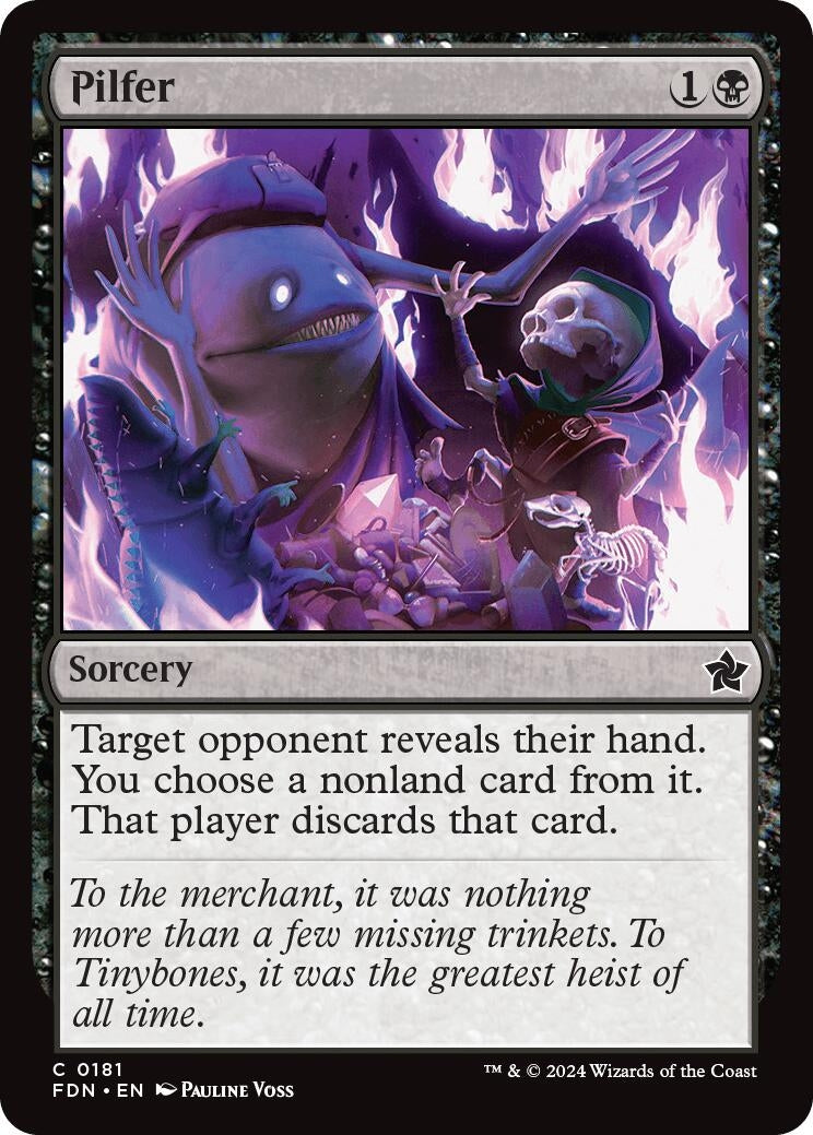 Image for Pilfer (181) [Foundations] - Magic: The Gathering