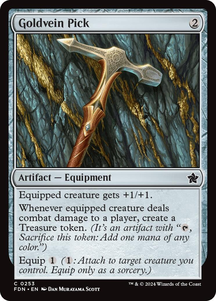 Image for Goldvein Pick (253) [Foundations] - Magic: The Gathering