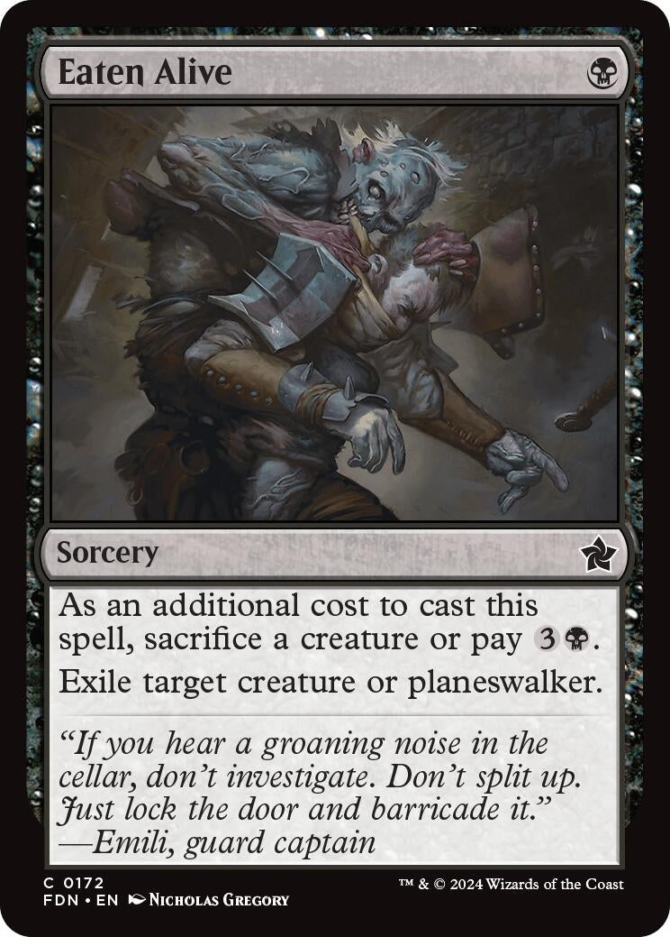 Image for Eaten Alive (172) [Foundations] - Magic: The Gathering