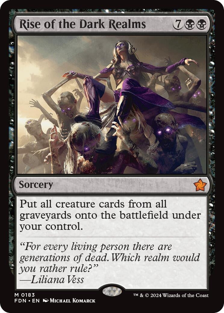 Image for Rise of the Dark Realms (183) [Foundations] - Magic: The Gathering