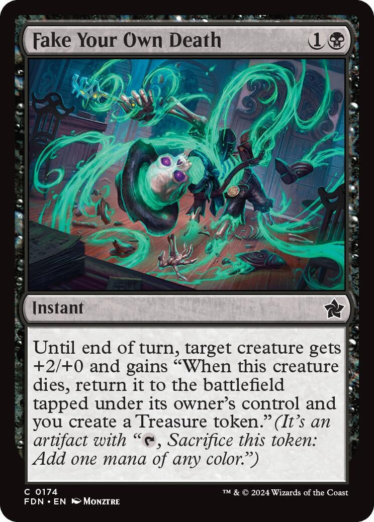 Image for Fake Your Own Death (174) [Foundations] - Magic: The Gathering