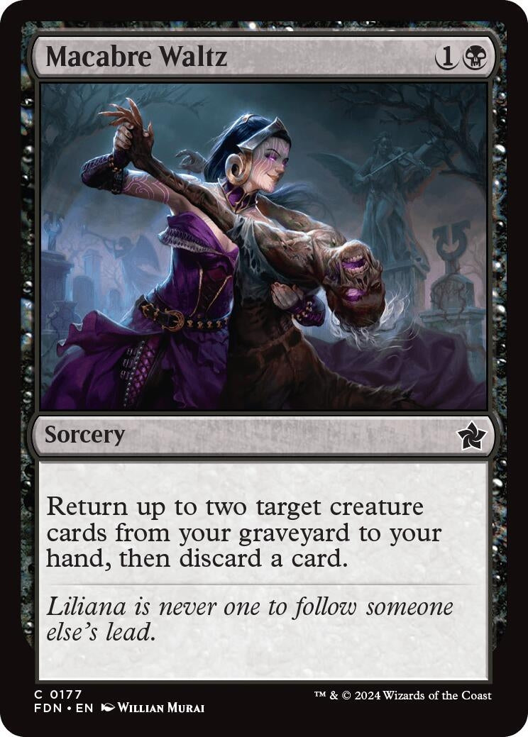 Image for Macabre Waltz (177) [Foundations] - Magic: The Gathering
