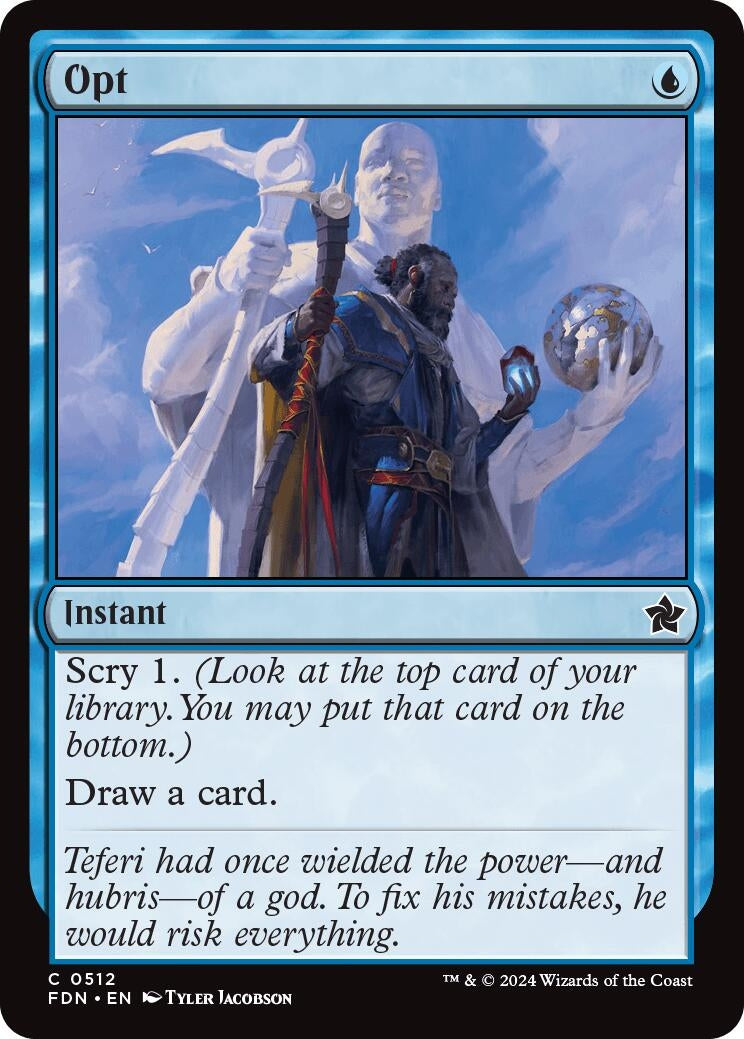 Image for Opt (512) [Foundations] - Magic: The Gathering