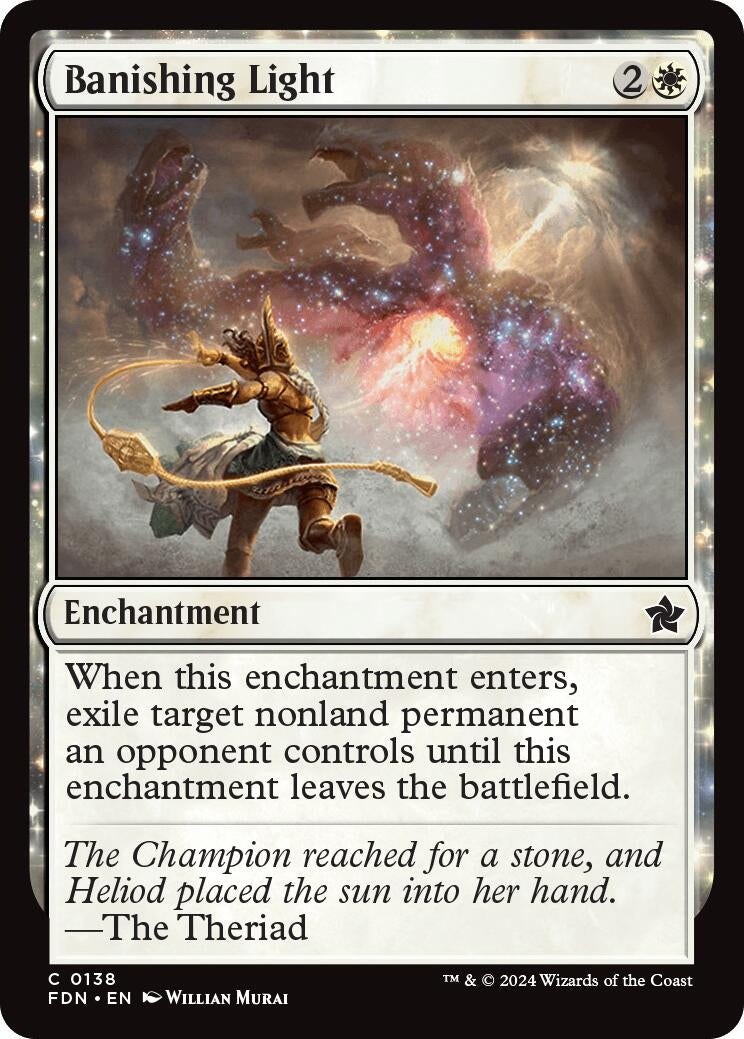 Image for Banishing Light (138) [Foundations] - Magic: The Gathering