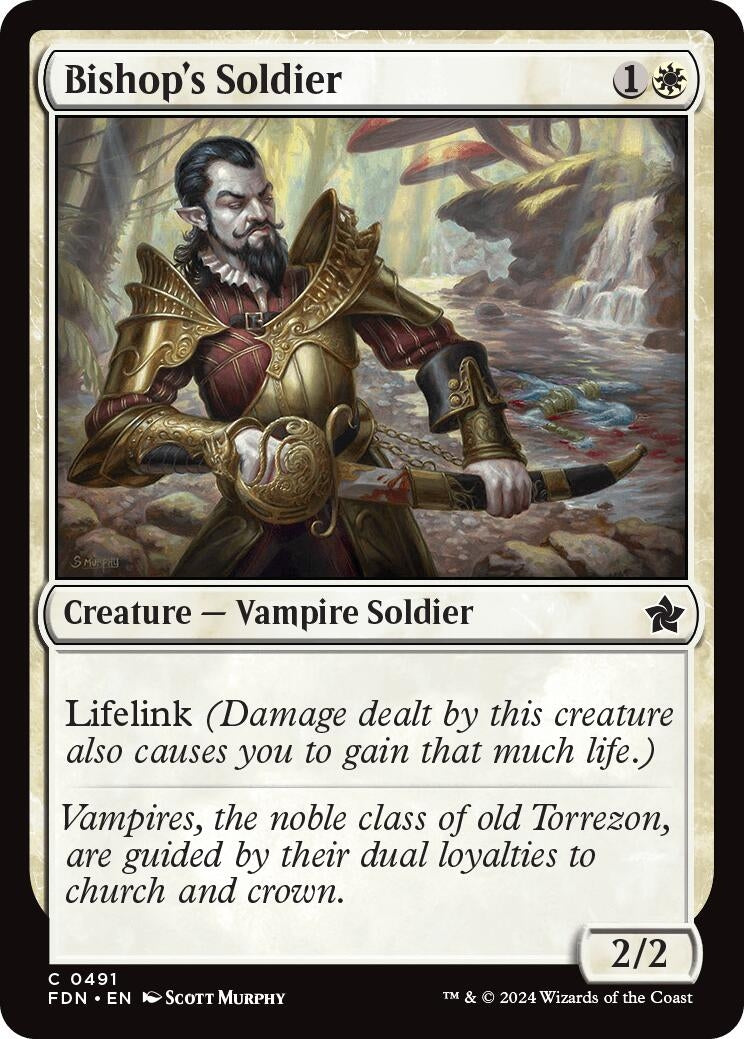 Image for Bishop's Soldier (491) [Foundations] - Magic: The Gathering