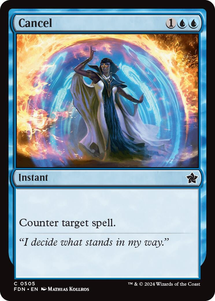Image for Cancel (505) [Foundations] - Magic: The Gathering