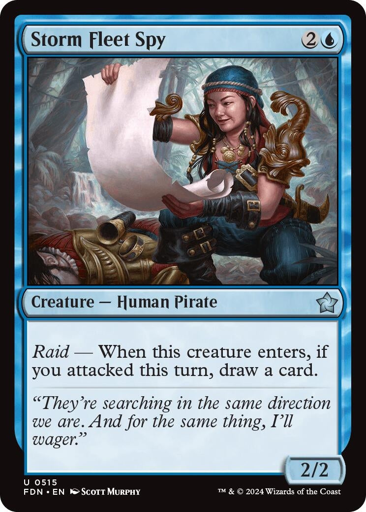 Image for Storm Fleet Spy (515) [Foundations] - Magic: The Gathering