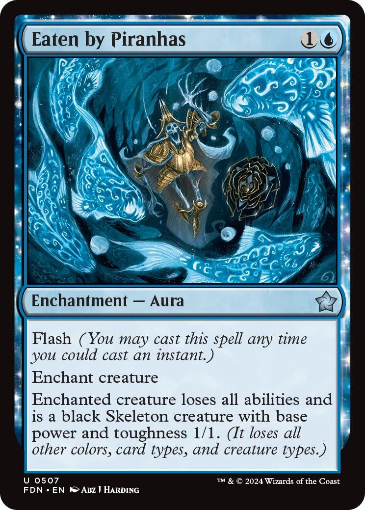 Image for Eaten by Piranhas (507) [Foundations] - Magic: The Gathering